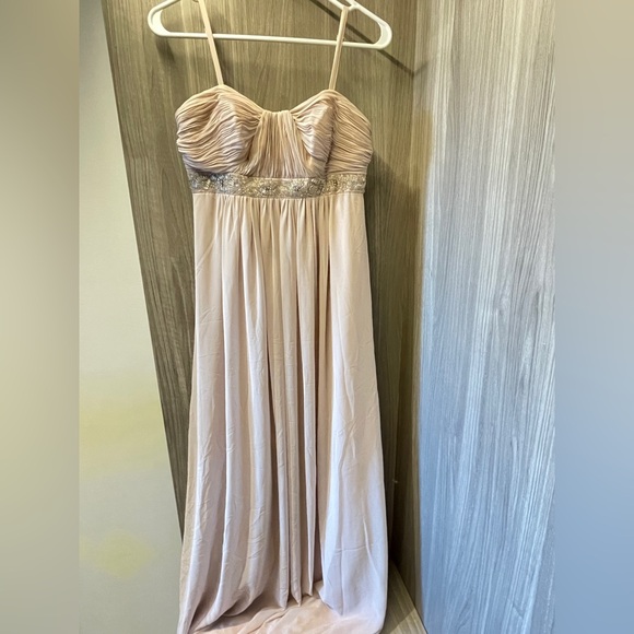 2 BRAND NEW beige Prom/Bridesmaid/Bridal/formal/cocktail dresses in S(US2-4) - Picture 2 of 6
